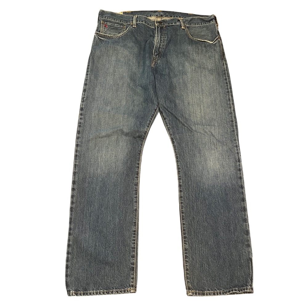 Polo Ralph Lauren Mens Straight Leg Jeans Blue Denim 38x32 Authentic Dungarees